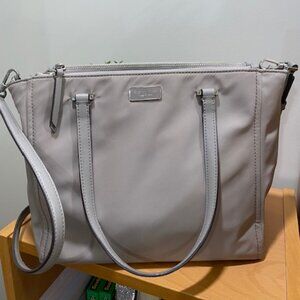 Kate Spade New York Bag Medium Satchel Dawn Gray Tote Bag